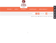 Tablet Screenshot of boutique-artisans-du-monde.com